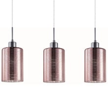 Espejo 3 Light Glass & Iron Pendant